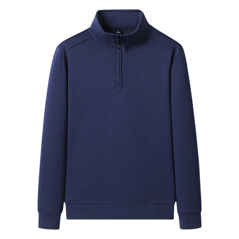 Herren Sportlicher Stehkragen Pullover Drune