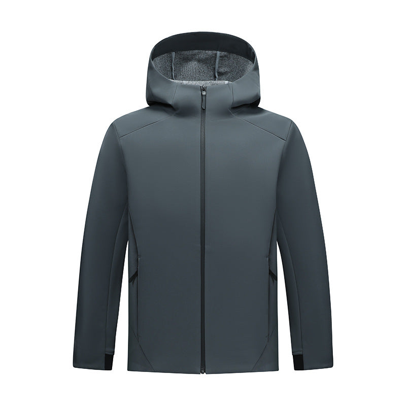 Damen Taillierte Softshelljacke mit Kapuze und Fleecefutter Drune