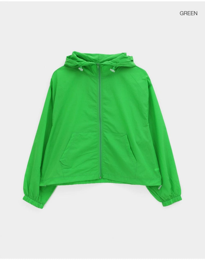 Damen leichte sportliche Windbreaker-Jacke Drune