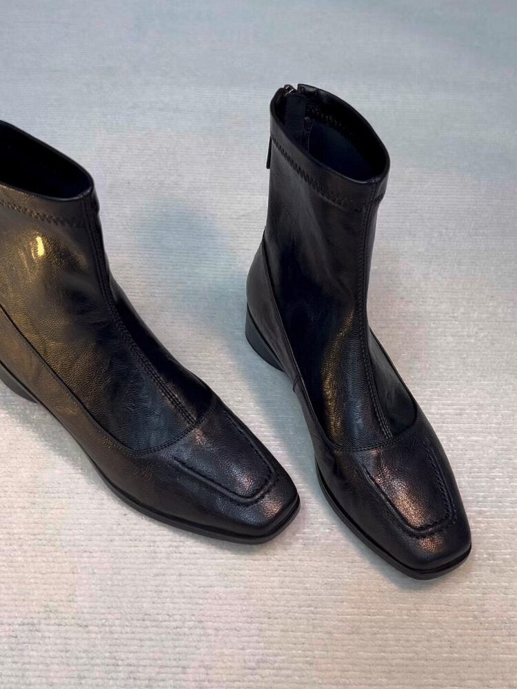 Damen Elegante und modische Stiefeletten Drune
