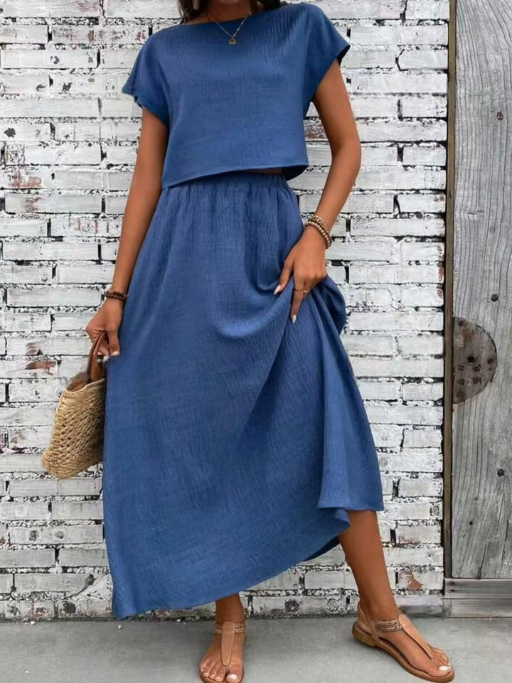 Damen zweiteiliges Sommerkleid Drune