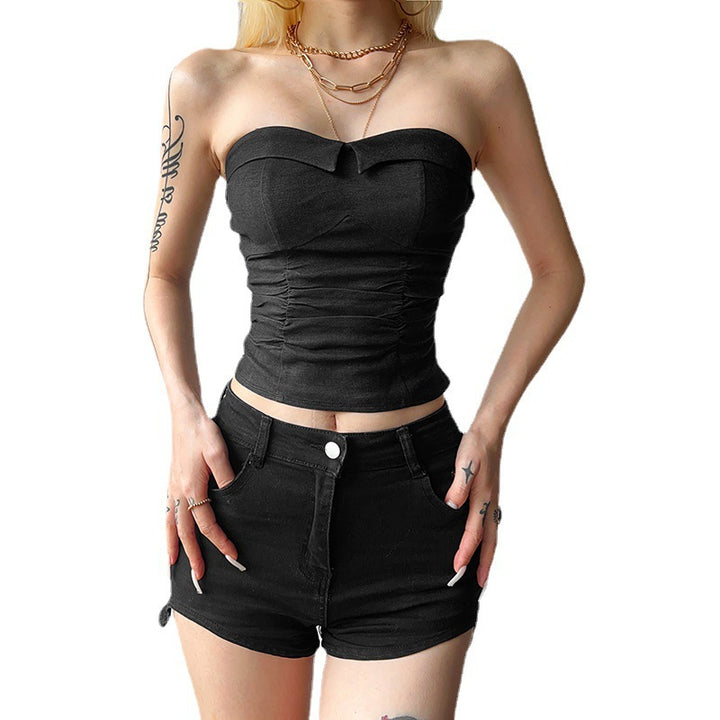 Damen Blusenoberteil Drune