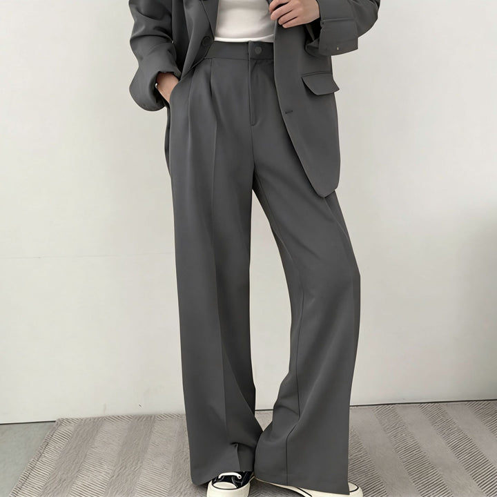 Damen Elegante Weite Hose Drune