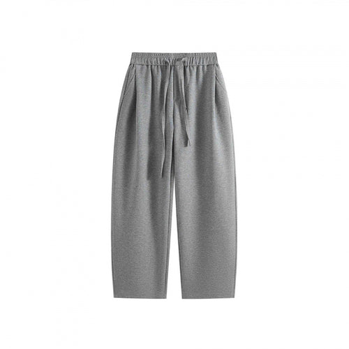 [Damen] Weite Highwaist-Loungehose mit Kordelzug, elastischem Bund und Seitentaschen Drune
