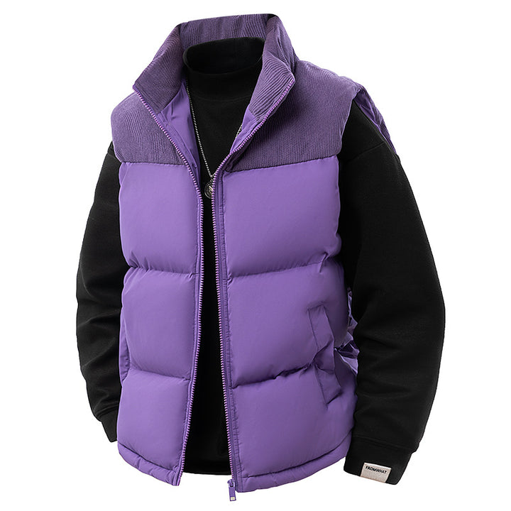 Herrenmode Steppjacke mit Kragen Drune