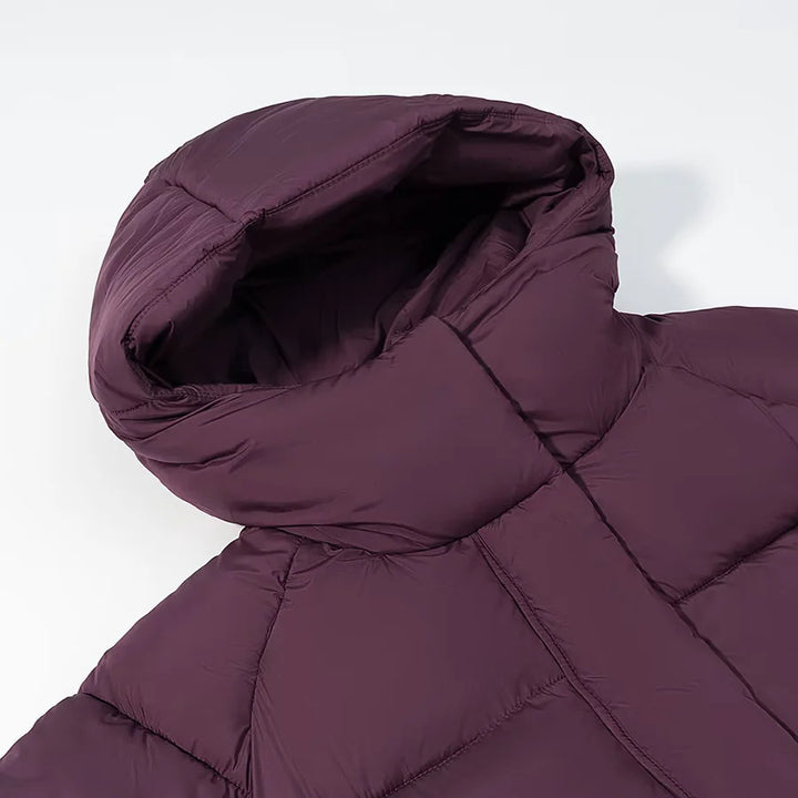 Damen nan gesteppte Kapuzen-Pufferjacke im Oversize-Boxy-Schnitt Drune
