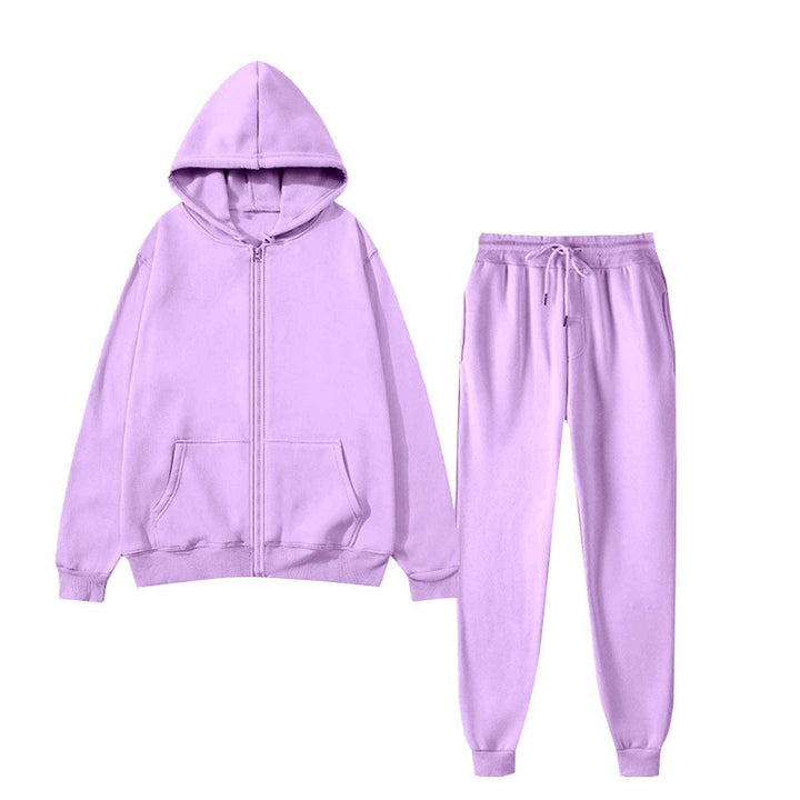 Damen Sportlicher Hoodie mit matching Jogginghose Drune