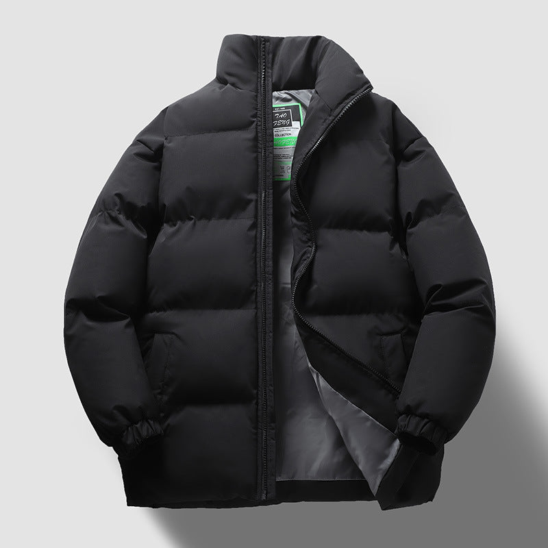 Unisex nan gesteppte Thermo-Steppjacke mit hohem Stehkragen und winddichter Isolationsfüllung Drune