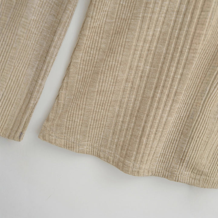 Damen Langarmshirt mit modernem Strukturdesign und klassischem Hemdkragen Drune
