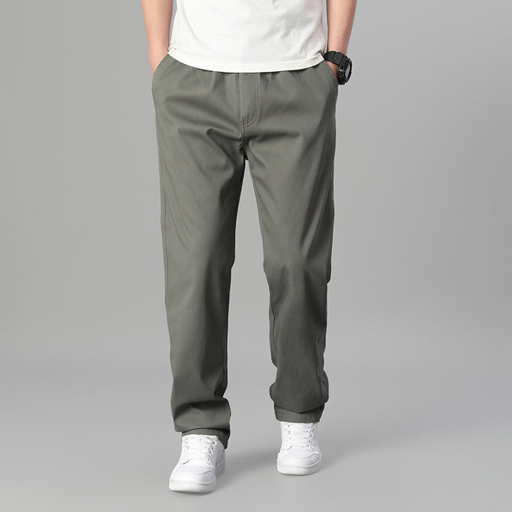 Herren Bequeme Chino-Hose Drune