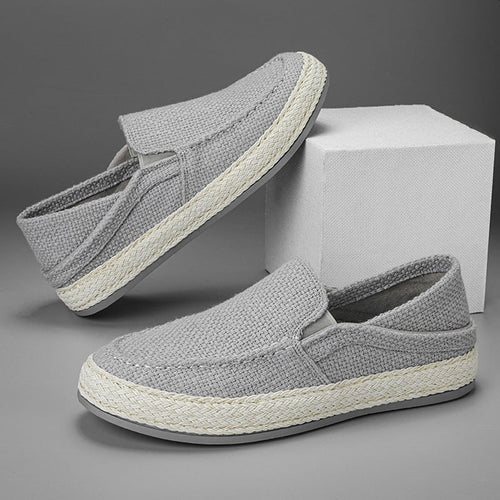 Damen Komfortable Slip-On Freizeitschuhe mit geflochtenem Design Drune