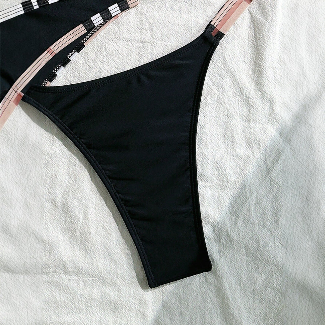 Damen Triangel-Bikini mit Struktur und modischen Akzenten Drune
