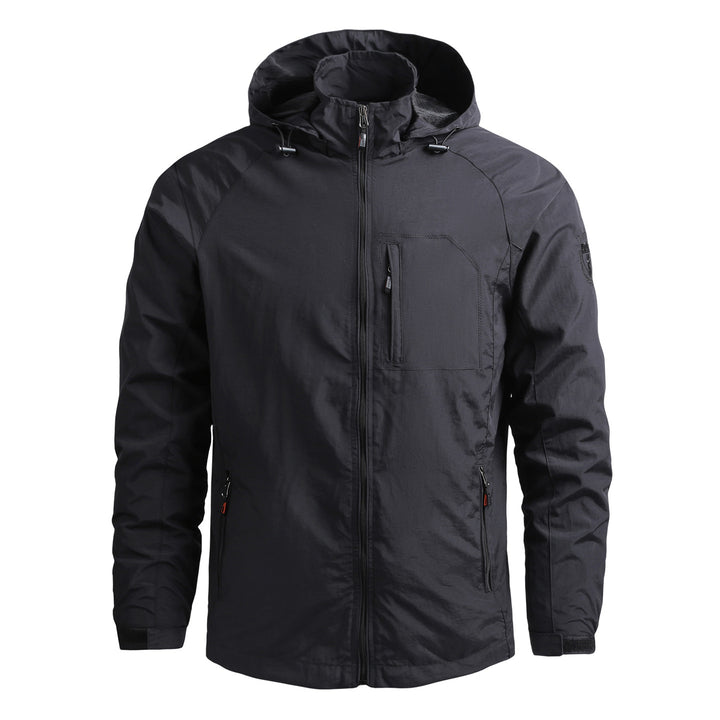 Herren Funktionsjacke mit hohem Kragen Drune