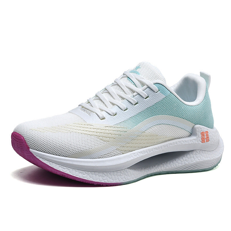 Unisex leichte Dämpfungs-Laufschuhe mit atmungsaktivem Mesh-Oberteil, seitlicher Energielaufsohle und Fersen-Zuglasche Drune