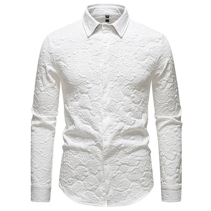 Herren Hemd mit strukturiertem Design Drune