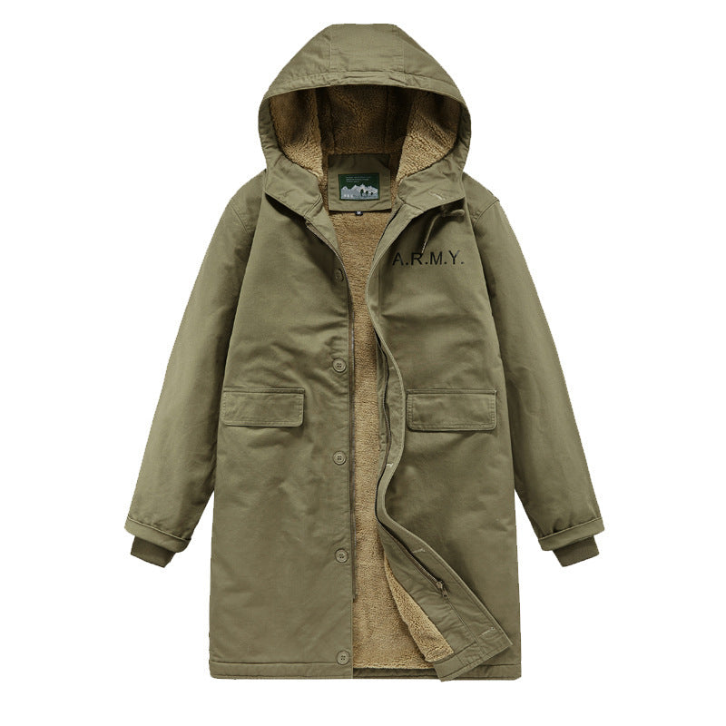 Herren Lange Parkajacke Drune
