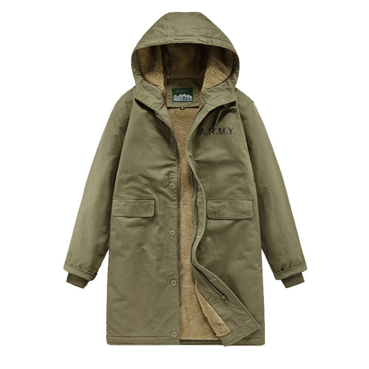Herren Lange Parkajacke Drune
