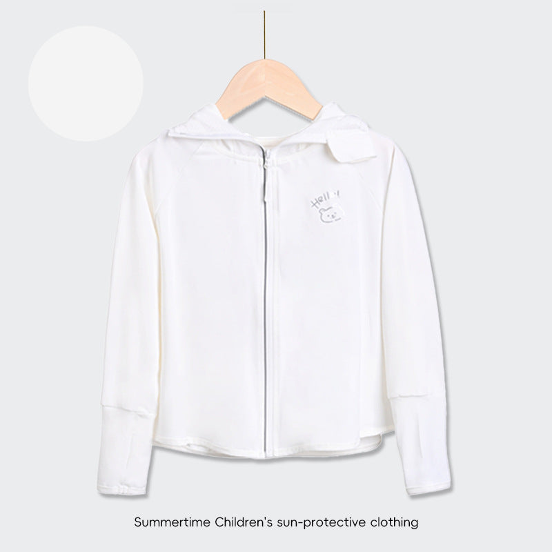 Kinder UV-Schutzjacke mit Kapuze und leichten atmungsaktiven Eigenschaften Drune