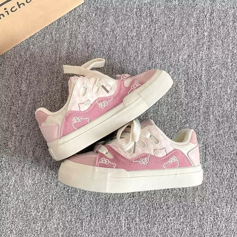 Damen modische Sneakers mit verspielten Details und texturiertem Obermaterial Drune