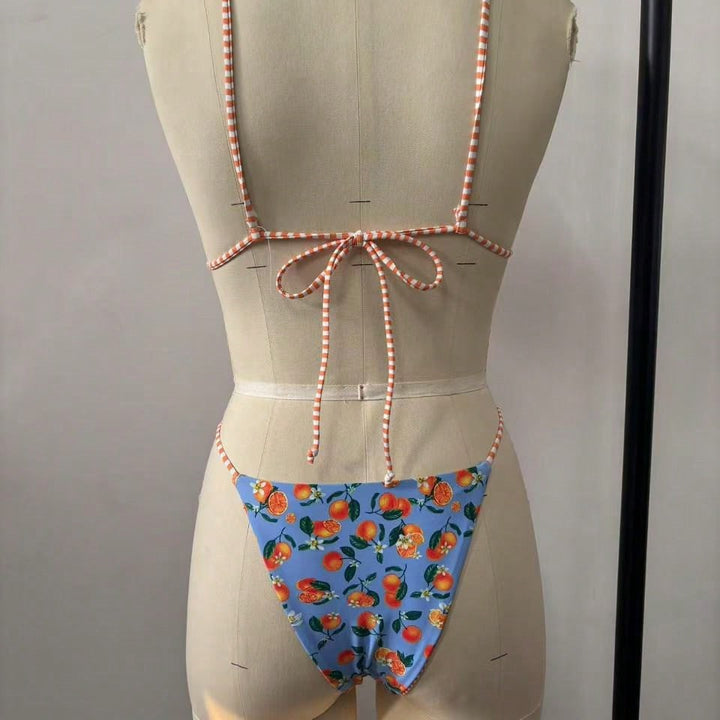 Damen Bikini mit verspieltem Obstmotiv Drune