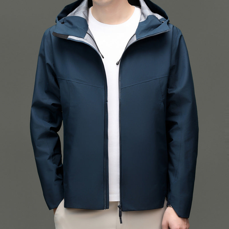 Herren Funktionsjacke mit wasserabweisender Beschichtung und atmungsaktiven Eigenschaften Drune