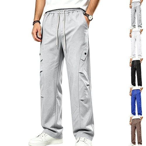 Herren Lässige Cargo-Jogginghose mit Kordelzug und Cut-Out-Details Drune