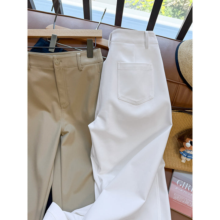 Damen Bequeme und moderne weite Stoffhose Drune