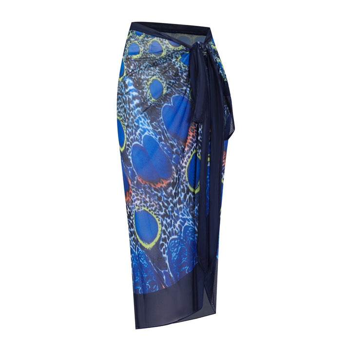Damen Einteiler mit langem Arm und farbenfrohem Print Drune