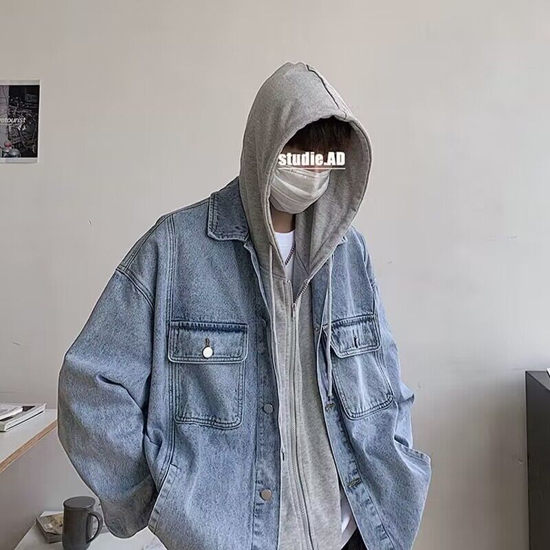 Herren Lässige Überziejacke Drune
