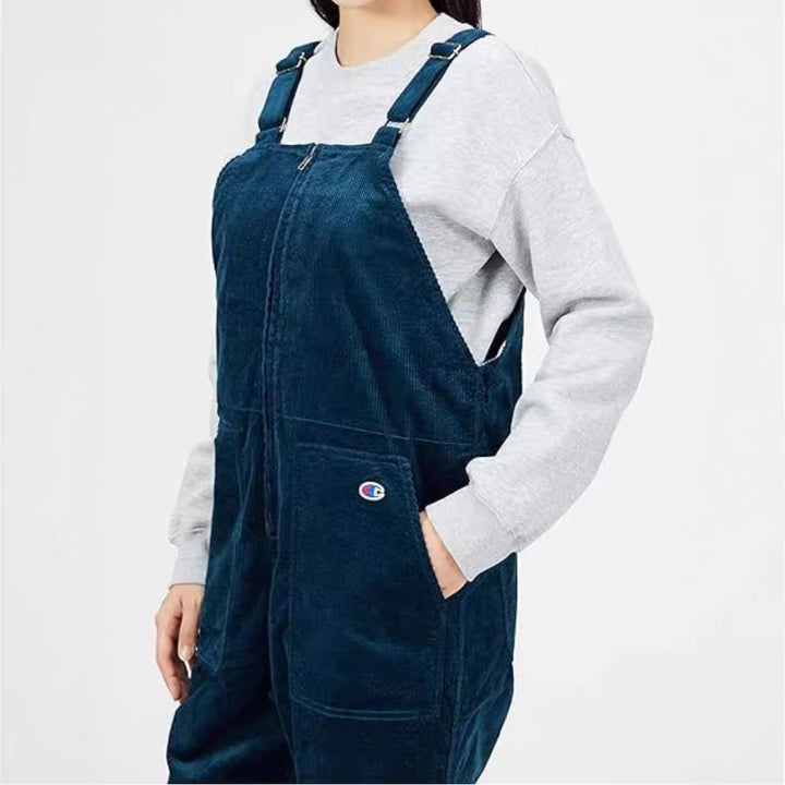 Damen Lässiger Cordoverall mit praktischen Taschen Drune