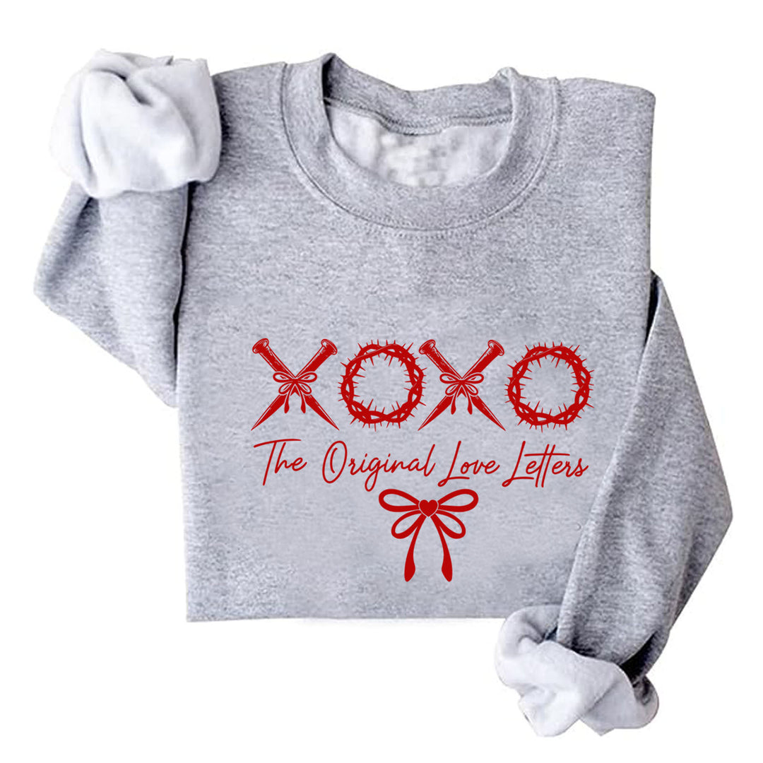 Damen lässiger Sweater mit einzigartigem Schriftzug und weichem Material Drune