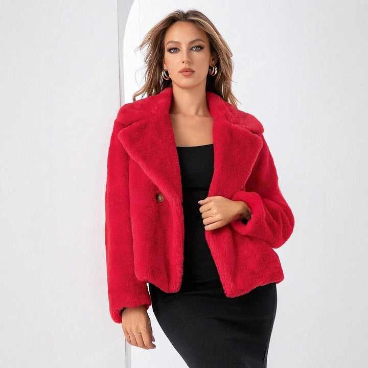 Damen Trendige und weiche Teddyjacke Drune