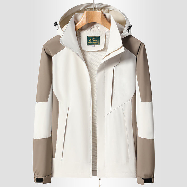 Damen Kapuzen-Softshelljacke wind- und wasserabweisend atmungsaktiv Drune