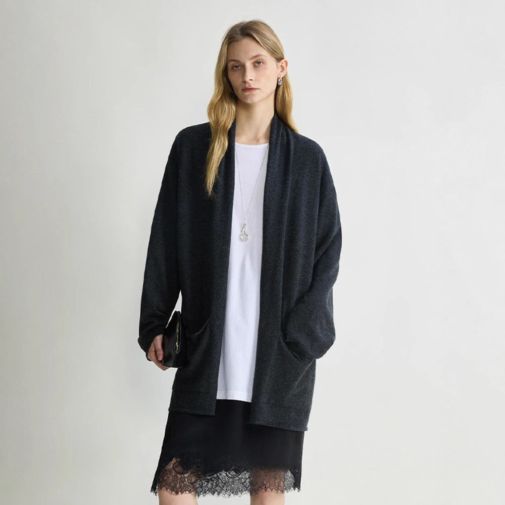 Damen Kuscheliger Strickmantel Drune