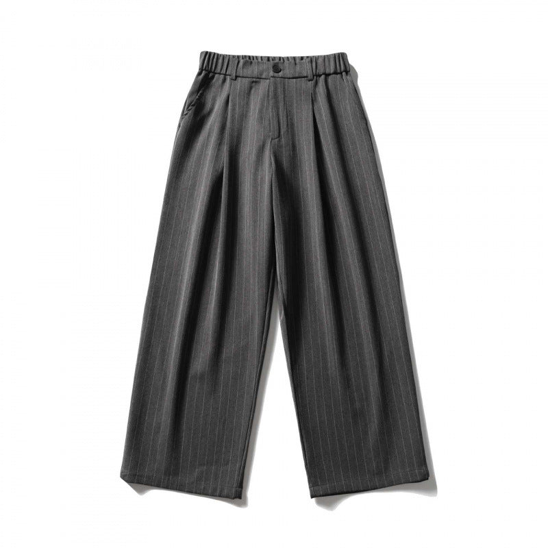 Damen Weite Bundfalten-Hose mit hohem Bund, verkürzter Culotte-Silhouette und elastischem Rückenteil Drune