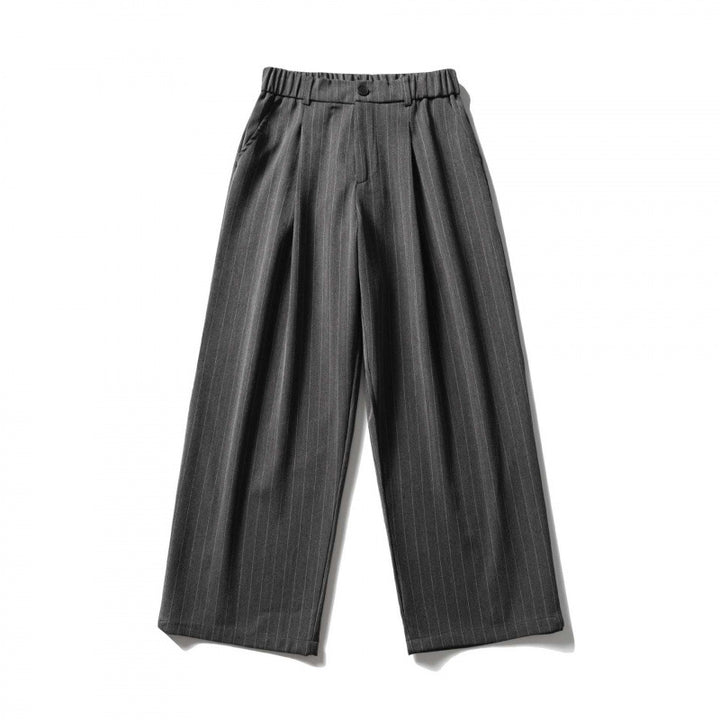 Damen Weite Bundfalten-Hose mit hohem Bund, verkürzter Culotte-Silhouette und elastischem Rückenteil Drune
