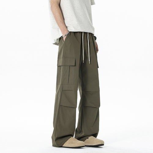 Herren Weitgeschnittene Cargo-Hose mit praktischen Taschen