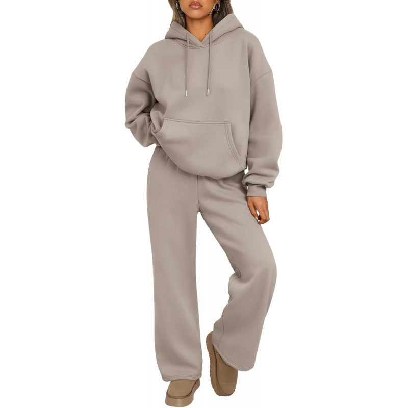 Damen Bequemer Oversized Jogginganzug Drune