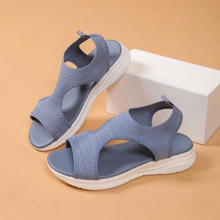 Damen Komfortable und atmungsaktive Sommerschuhe mit elastischen Einsätzen Drune