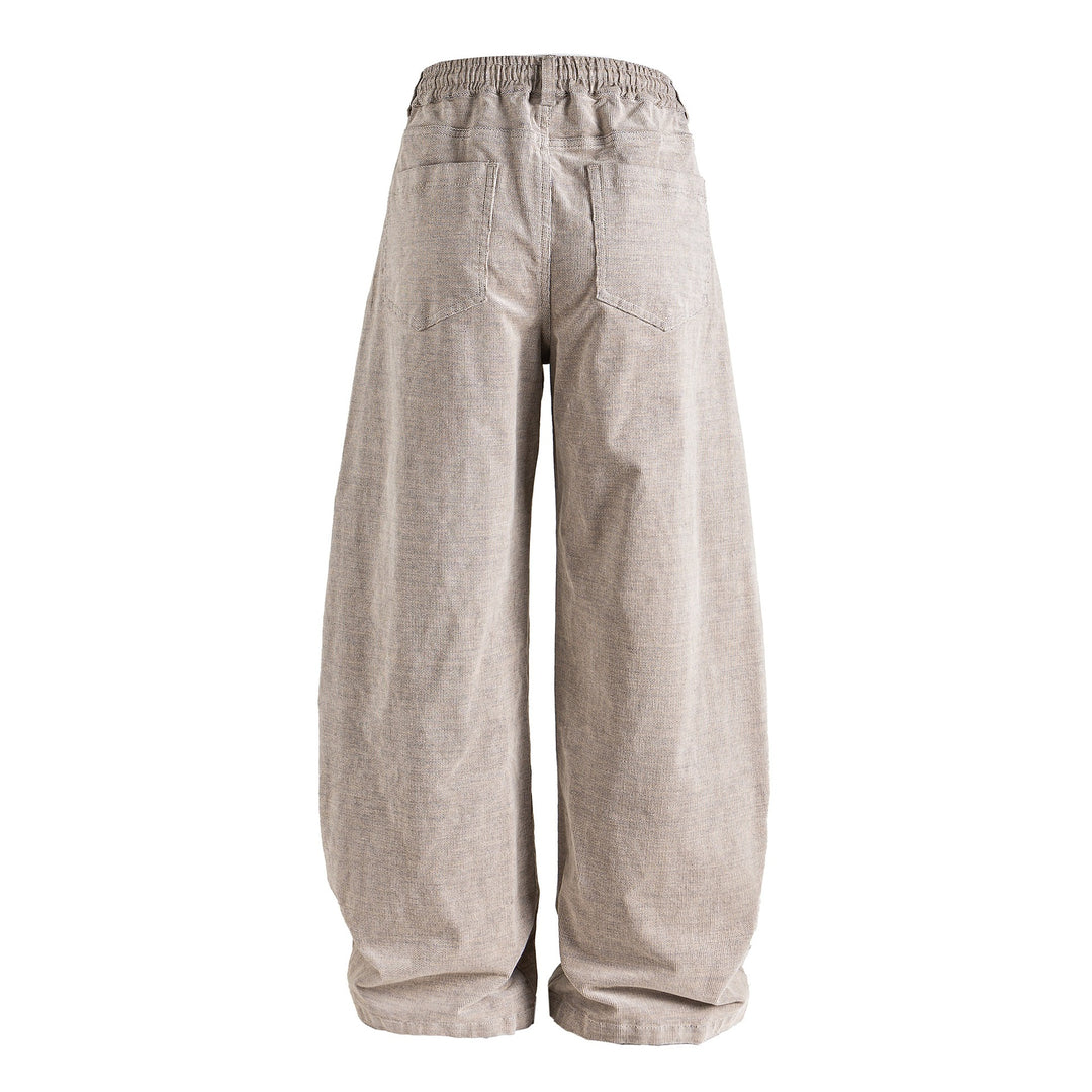 Damen Lässige Jogger-Jeans mit elastischem Bund und Kordelzug Drune