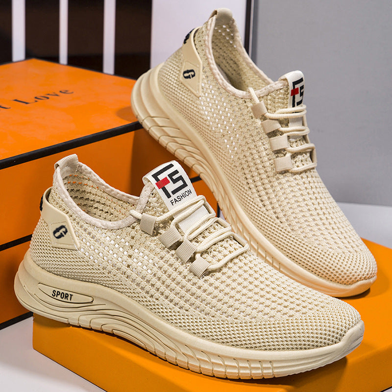 Herren Atmungsaktive Mesh-Laufschuhe mit flexiblem Design Drune