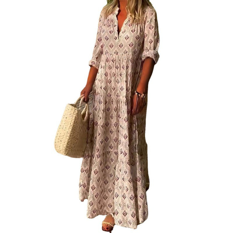 Damen Maxi-Kleid Drune
