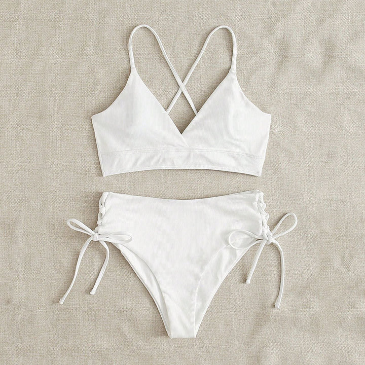 Damen Bikini-Set mit raffiniertem Schnürdetail Drune