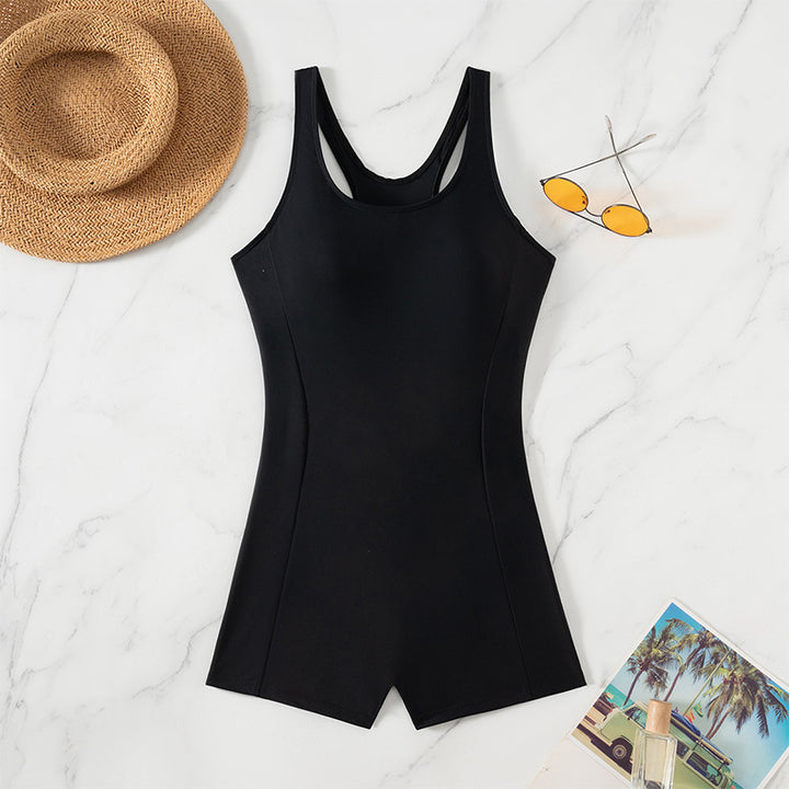 Damen Sportlicher Schwimmanzug mit Racerback Drune