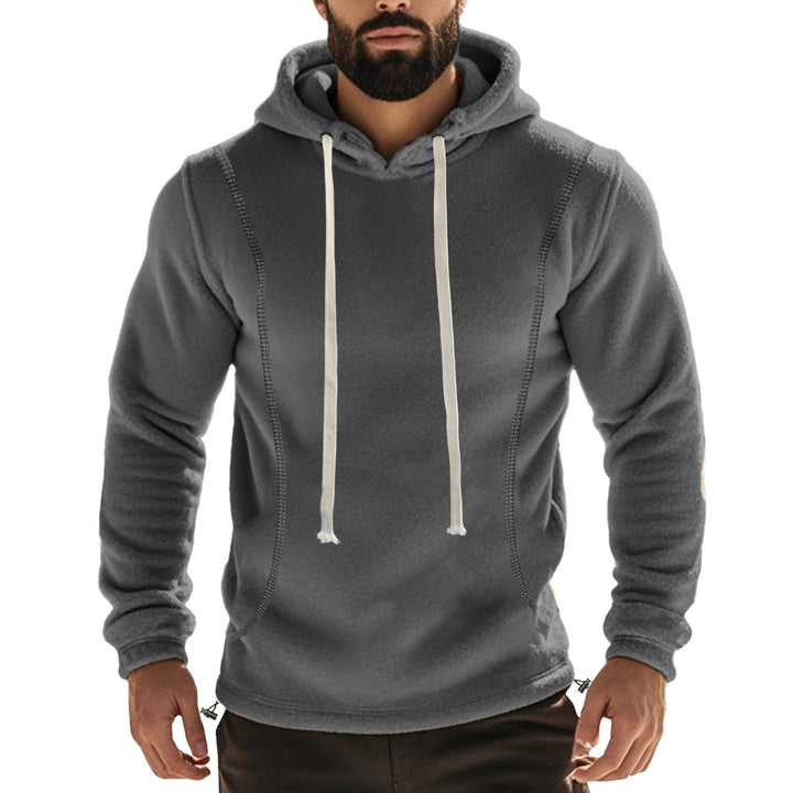 Herren bequemer Kapuzenpullover aus Kuschelmaterial Drune