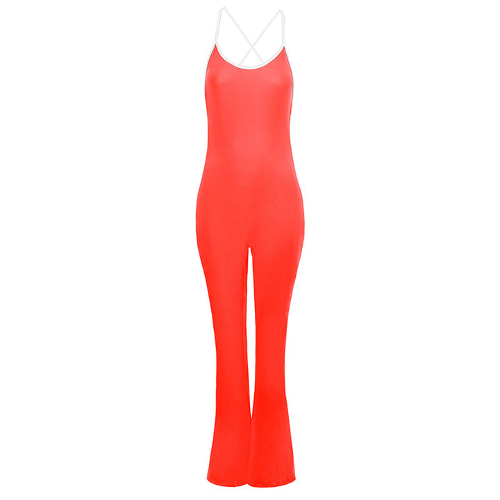 Damen Overall mit Spaghettiträgern Drune