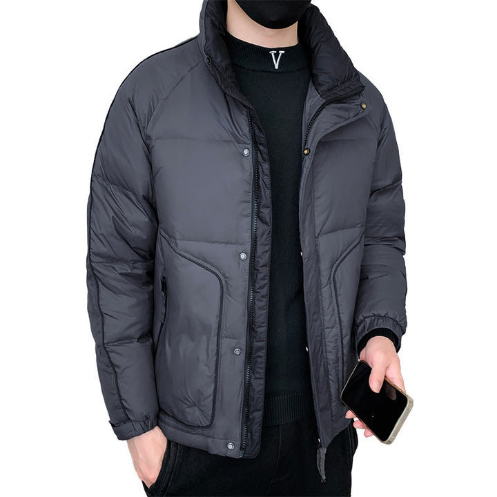 Herren Leichte Daunenoptik-Steppjacke mit ergonomischem Schnitt und verdeckten Eingrifftaschen Drune