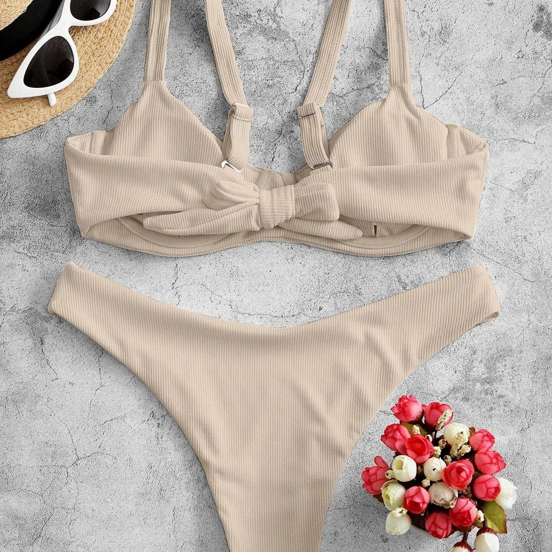 Damen High-Waisted Bikini Set Drune