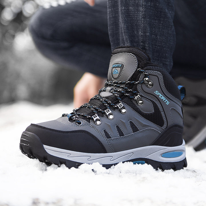 Damen Gefütterte wasserdichte Trekkingstiefelette mit Thermofutter und griffiger Profilsohle Drune