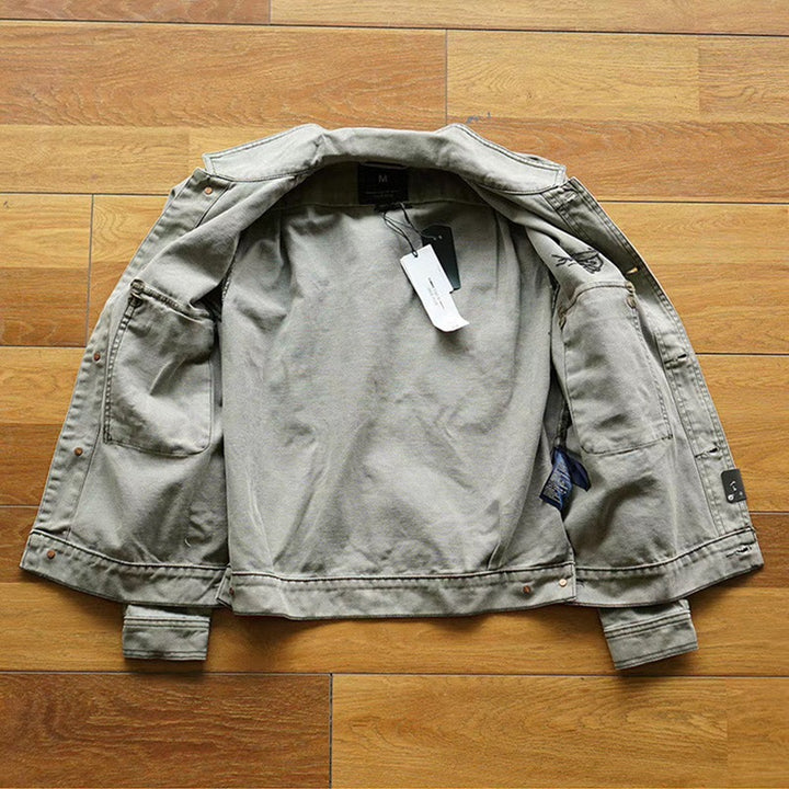 Herren strapazierfähige Utility-Jacke mit praktischen Taschen und modernem Design Drune